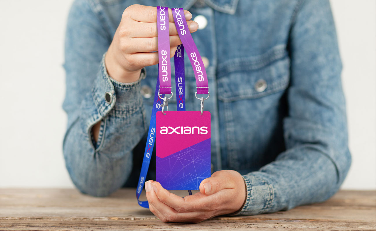 Access Duo - Branded Lanyards with Logo gallery thumbnail