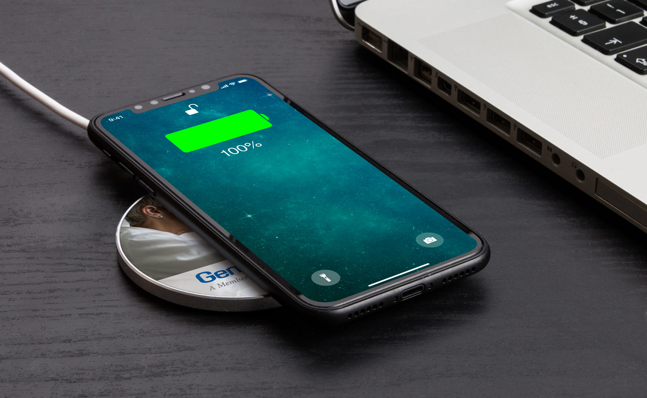 Cirque - Promotional Wireless Charger with Logo gallery thumbnail