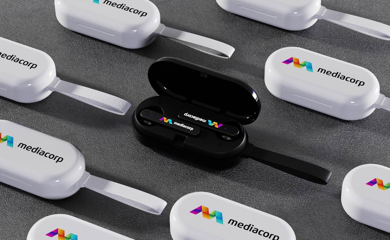 Duet - Branded Bluetooth® Earbuds Charging Case gallery thumbnail