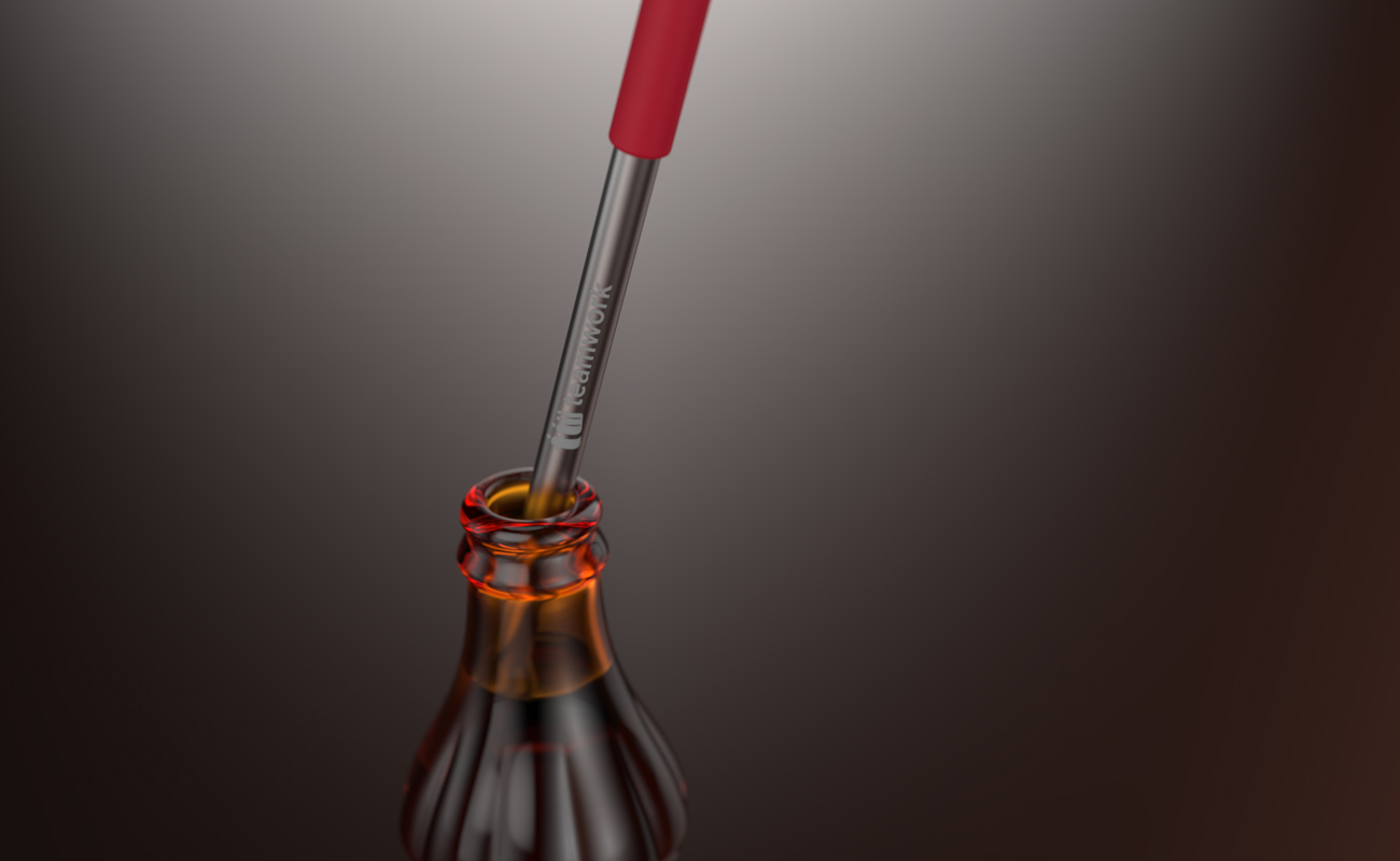 Funky - Engraved Metal Straws gallery thumbnail