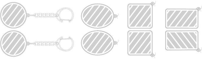 Keyring Screen Printing