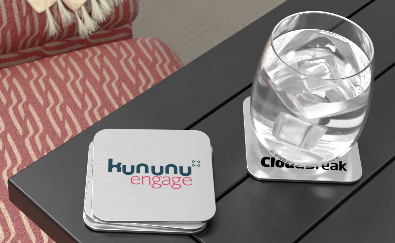 Node - Personalised Aluminium Coasters gallery thumbnail