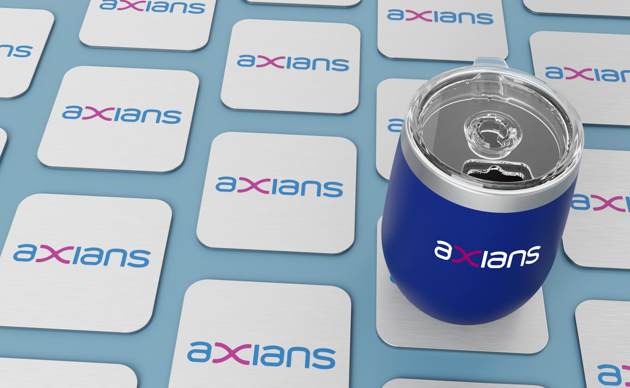 Node - Custom Branded Aluminium Coasters with Logo gallery thumbnail