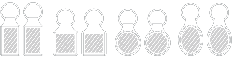 Keyring Screen Printing