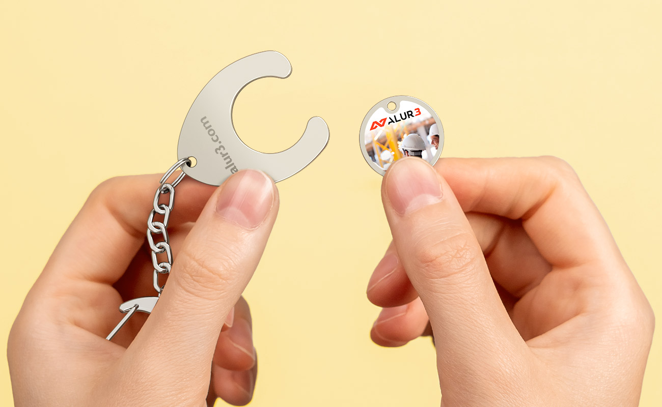 Toko - Branded Trolley Tokens with Logo gallery thumbnail