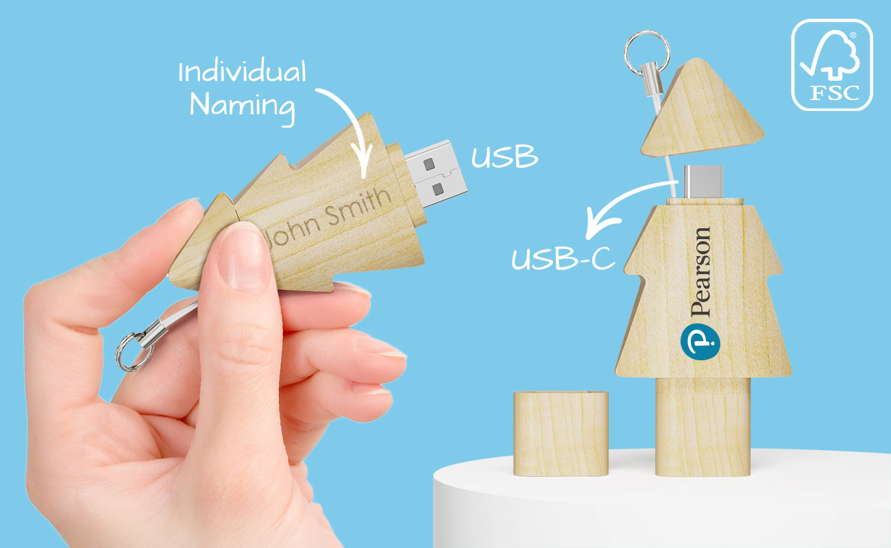 Tree Duo - Branded Memory Sticks Tree Duo - Branded Memory Sticks