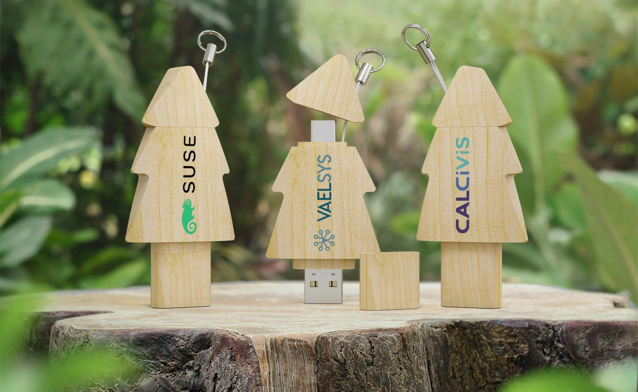 Tree Duo - Personalised USB Sticks gallery thumbnail