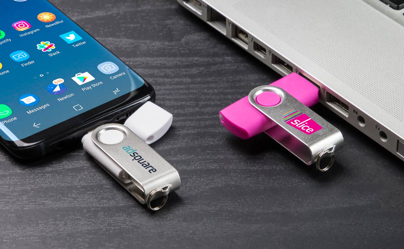 Twister Go - Personalised USB Sticks With USB-C gallery thumbnail
