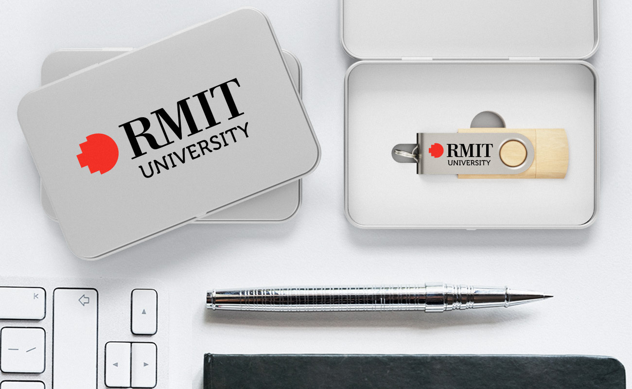 Twister Go Wood - Personalised Memory Stick With USB-C gallery thumbnail