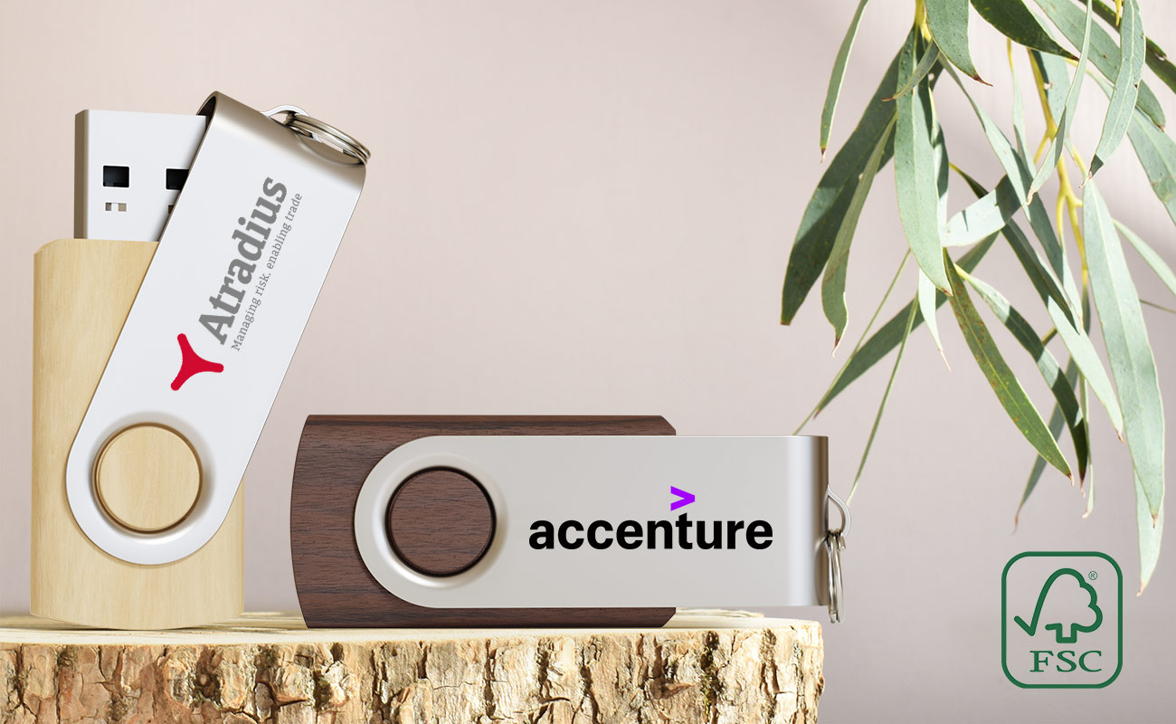 Twister Wood - Wooden USB Drive Twister Wood - Wooden USB Drive